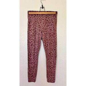 Athleta Elation Ultra High Rise Leggings Leopard Pink Powervita Yoga Tight SP